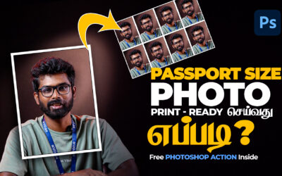 Passport Size Photo Print-Ready In Photoshop