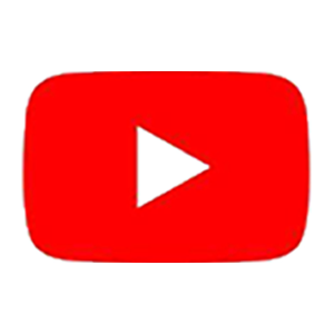 YouTube play button icon (red rounded rectangle with white play triangle)