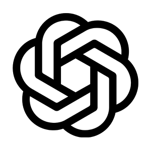 Abstract black irregular shape on a white background